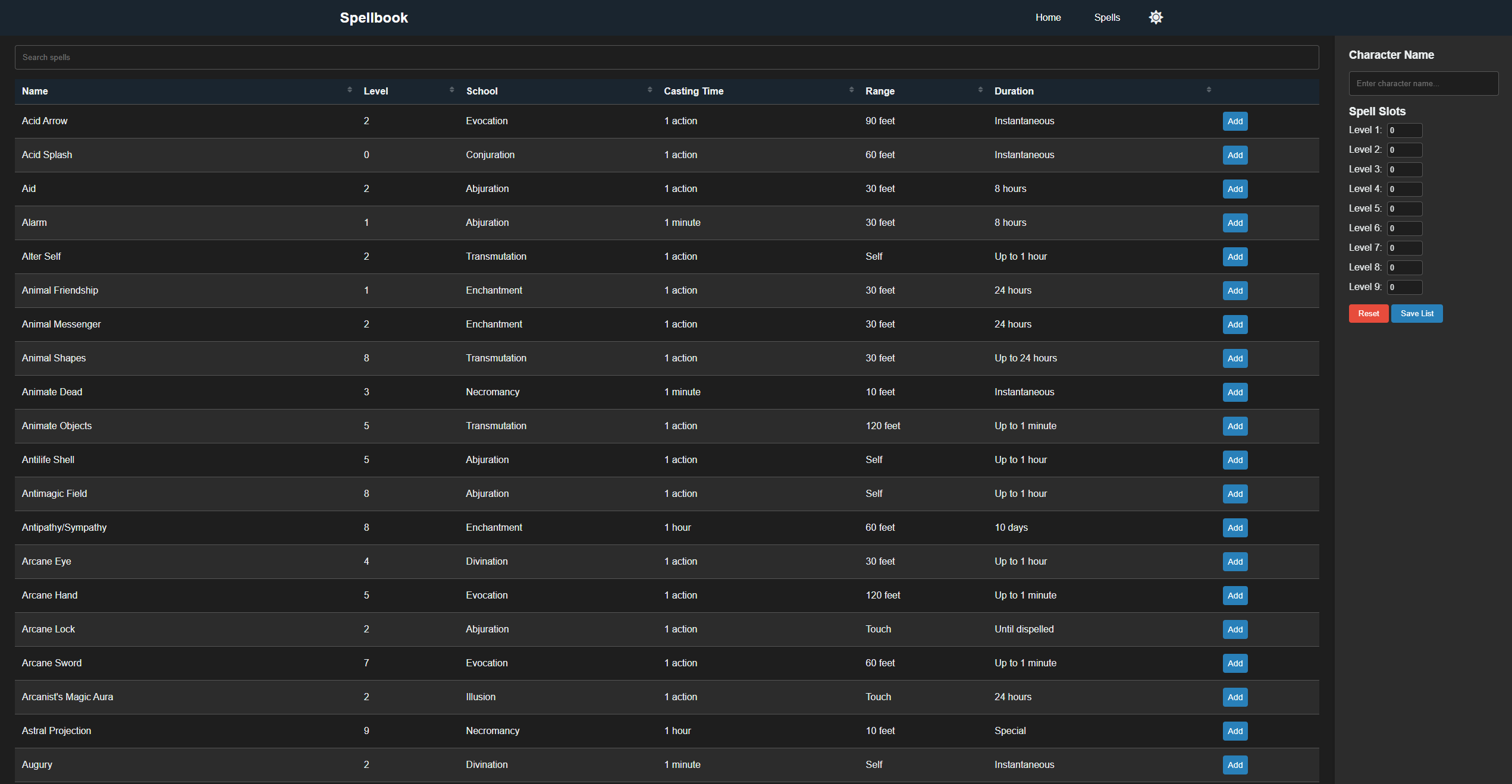 D&D Spellbook Converter preview